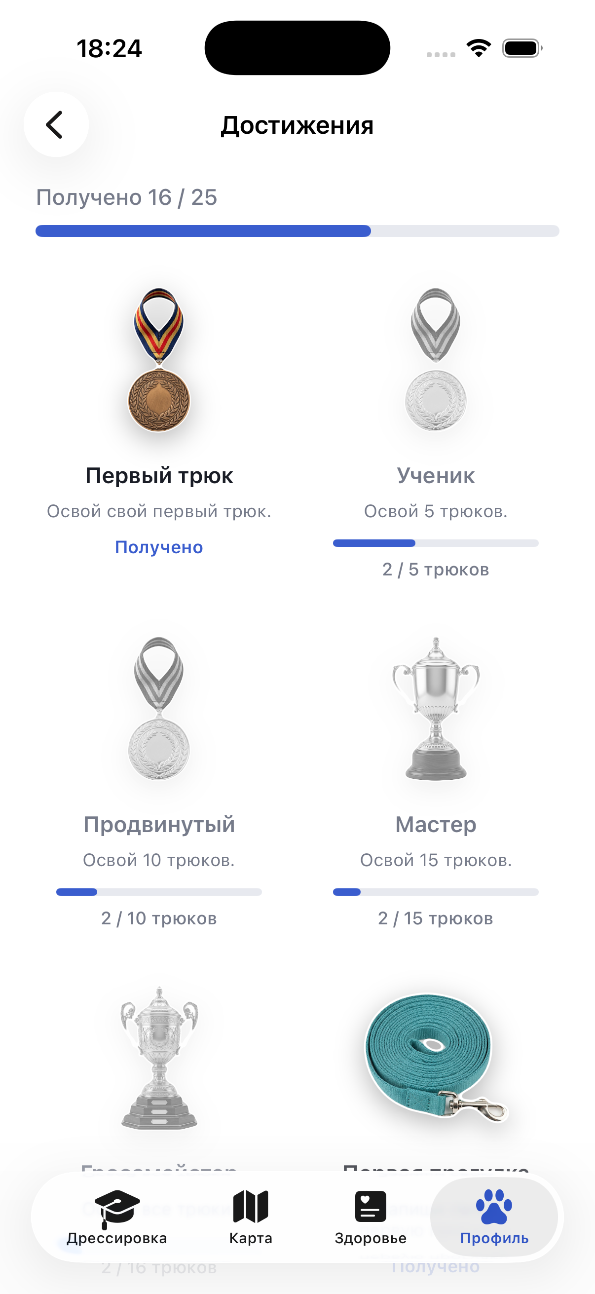 Достижения и серии в Ruffy